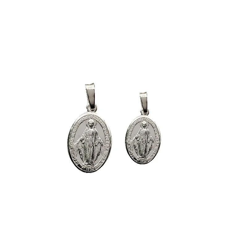 silver hoop earrings small Regina Sine Labe Originali Concepta O.P.N Pendant