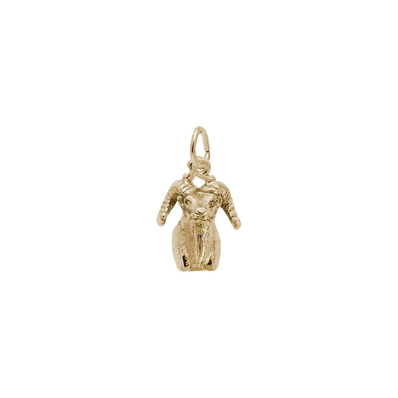 unique wooden bead necklace Sheep Head Pendant