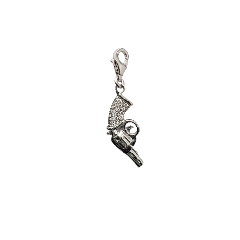 colorful gemstone engagement ring Taurus 605 Gun Pendant (Silver)