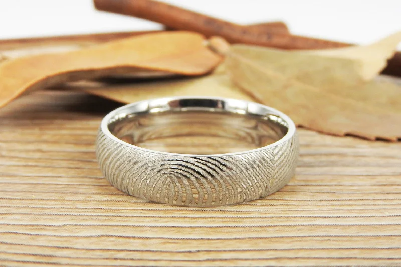 men’s silver ring with onyx Your Actual Finger Print Rings, Family Fingerprints, Friendship Rings, Men Ring, Father's Gift, WEDDING RING - White Gold Titanium Rings 6mm men’s silver ring with onyx Your Actual Finger Print Rings, Family Fingerprints, Friendship Rings, Men Ring, Father's Gift, WEDDING RING - White Gold Titanium Rings 6mm